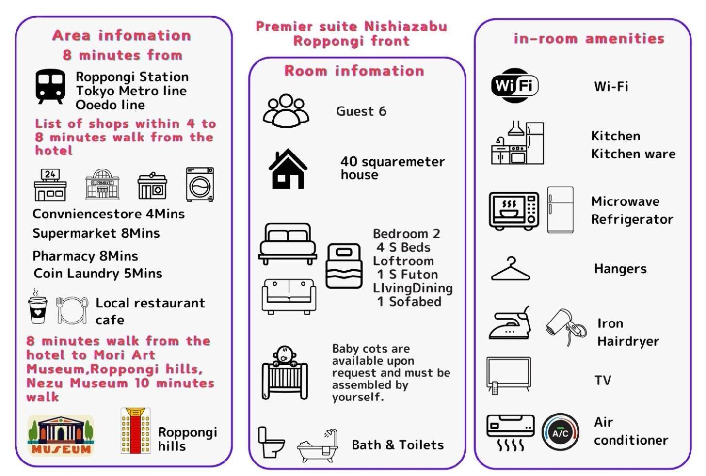 Premier Suite Nishiazabu Roppongi Front طوكيو المظهر الخارجي الصورة